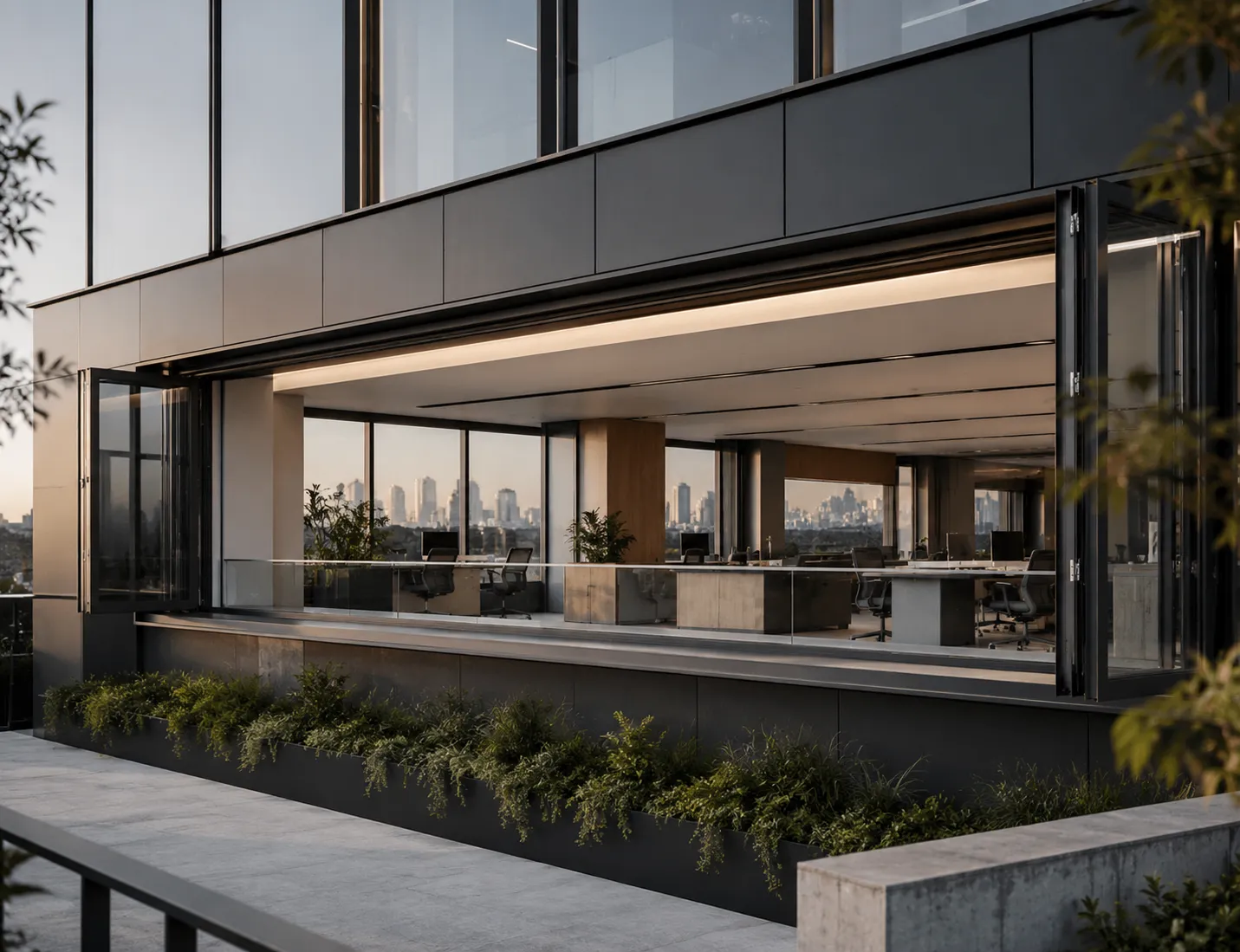 Panorama aluminium opening inspiration for large architectural glazing