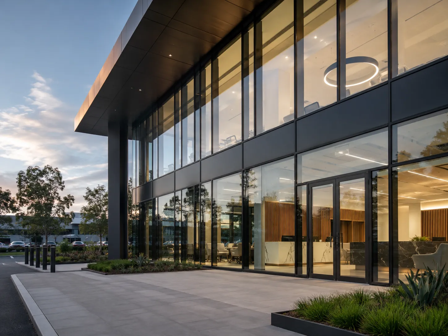 Slim frame aluminium window inspiration for architects